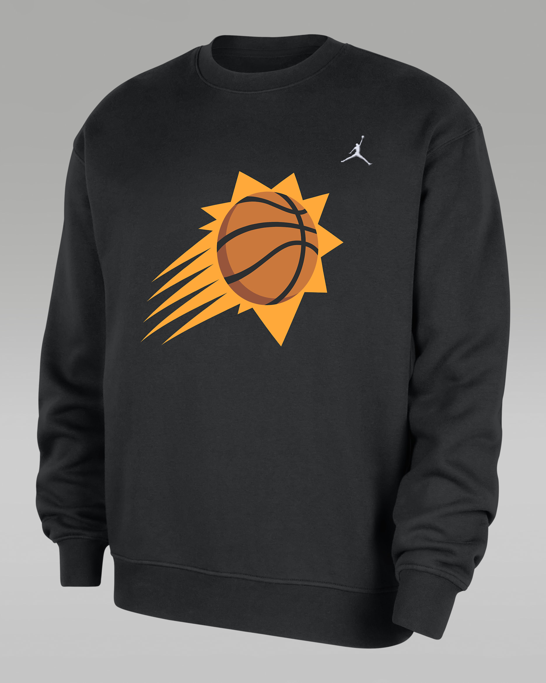 NBA PHOENIX SUNS ブラック スウェット Phoenix Suns Statement Essentials Men's Jordan NBA Fleece Crew